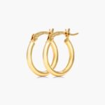 Standard Tube Hoop Earrings In 14K Yellow Gold By James Allen
