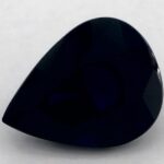 2.03 Carat Pear Natural Blue Sapphire